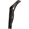 Ekena Millwork Miller Wrought Iron Bracket, (Single center brace), Antiqued Bronze 1 1/2"W x 5 1/2"D x 8"H BKTM01X05X08SMIABZ - alternate 1
